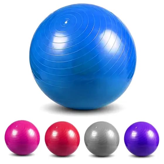 Bola Pilates Yoga Abdominal Ginastica 55cm Sem Bomba