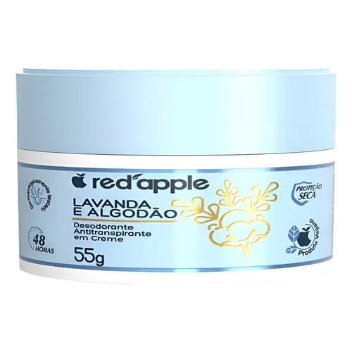 RED APPLE DESODORANTE LAVANDA ALGODAO 55GR
