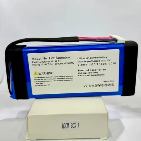BA -TE- RIA DE CAIXA DE SOM BOMBOX 1