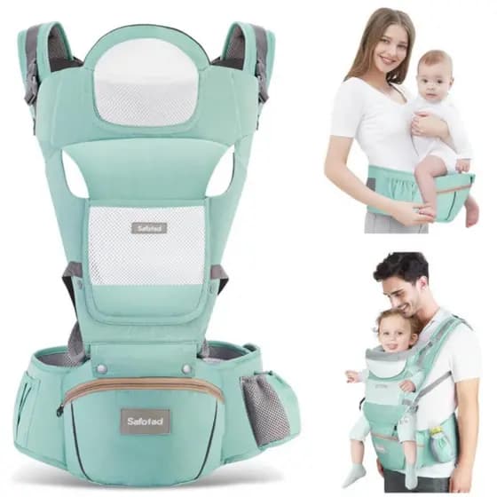 Canguru Para Bebê 0-3 Anos Ergonômico 3 Em 1 Estilo Canguru Frontal Infantil