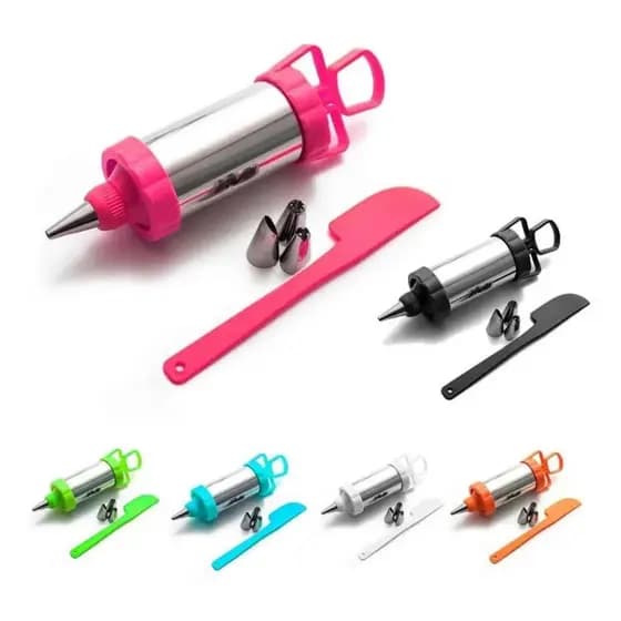 Kit Confeiteiro Decorador Bolo Metal 4 Bicos – OFFERS MAGIC