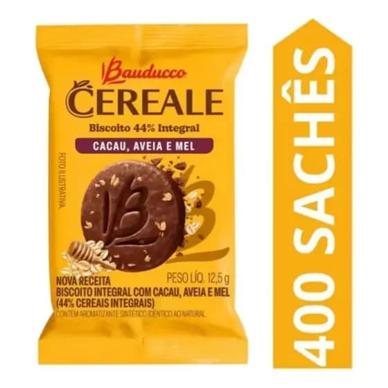 Kit 400 Biscoito Amanteigado Sache Cereale