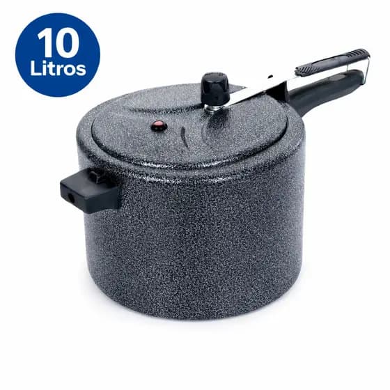 Panela de Pressão Preta 10 Litros ASJ