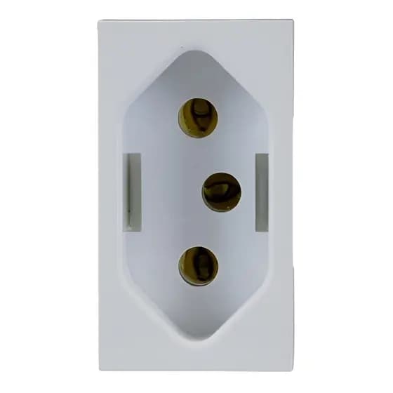 Módulo Tomada 2p+t 10a 1427 Modulare Branco - Fame