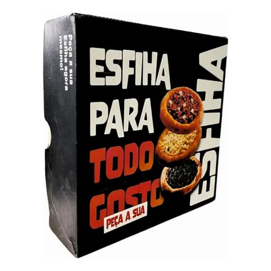 CAIXA DE ESFIHA REFORÇADA GRANDE 30X30 - 50 UNIDADES