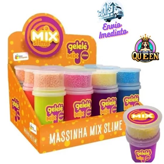 Slime Gelelé Mix Geleinha + Bolinha Colors 152g