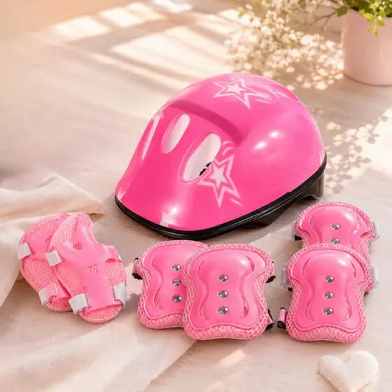 Capacete Cotoveleira Joelheira Infantil SEGURANÇA Bike Skate Patinete Proteção