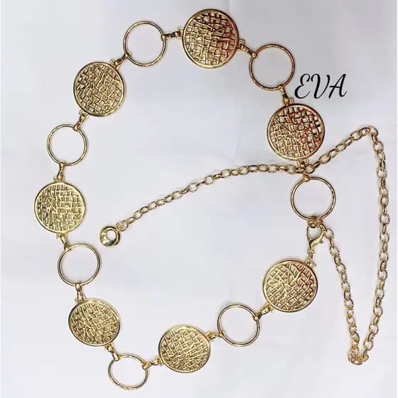 Cintos de corrente de cintura de oca simples e versátil de moda feminina importado tendência