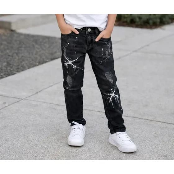 Calça Jeans Jogador com Lycra Infantil Juvenil 06 ao 16 anos
