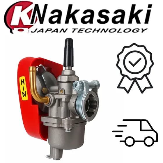 Carburador Universal Para Bicicleta Motorizada 50cc/80cc/100 Combustível 2 tempos Nakasaki