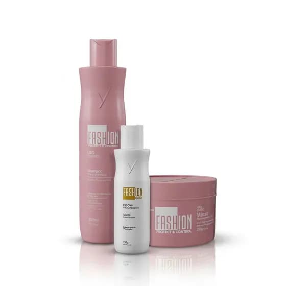 Kit Escova Progressiva Fashion Gold 150g