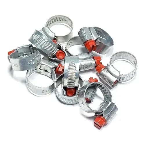Kit 10 Abraçadeiras 12x16mm Mangueira Ar Água Gás Argônio