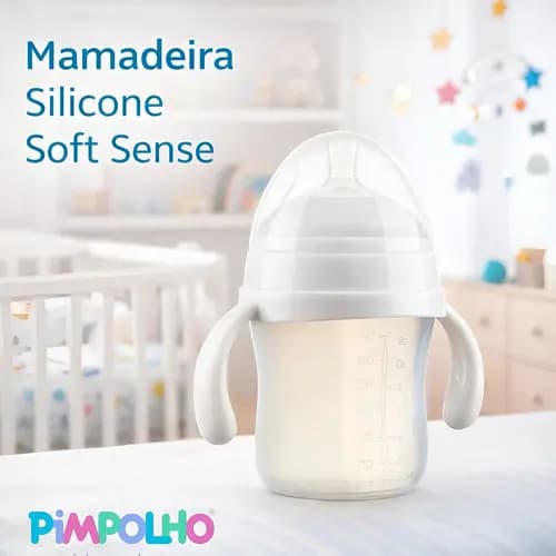 Mamadeira Menina Menino Unissex Soft Silicone Pimpolho Macia