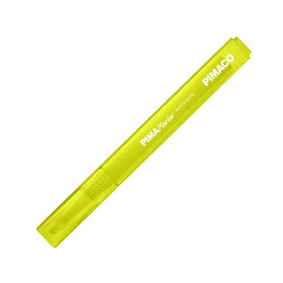 Pincel marca texto Pima Marker Amarelo Pimaco