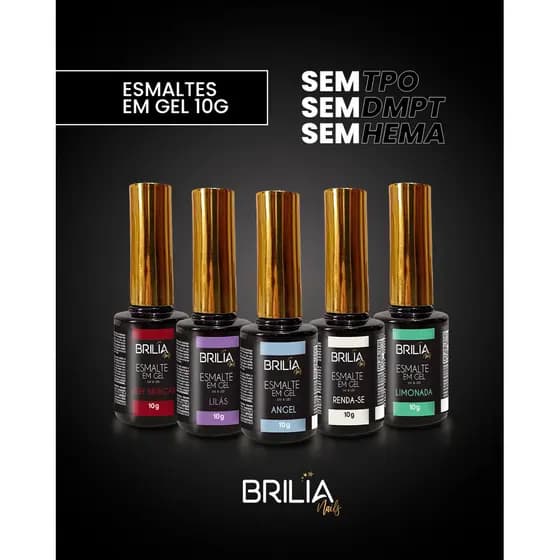 Esmalte em Gel Brilia 10g