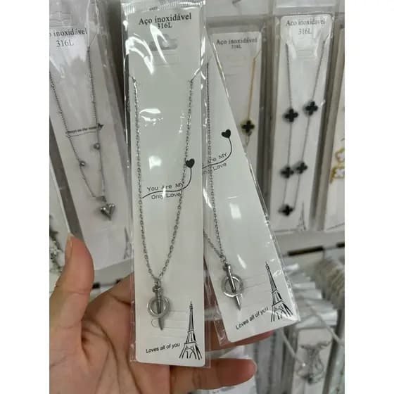 cordão aço inoxidável