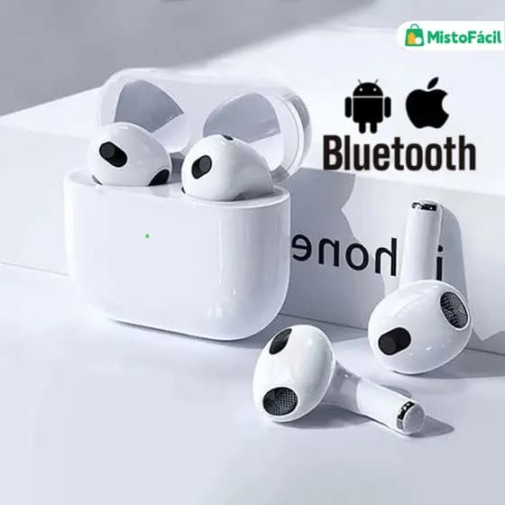 Pro 4s TWS/i12 TWS Fone de ouvido sem fio Fone Inpods 3 Bluetooth 5.0 esportes à prova dwaterproof água adequado para iP
