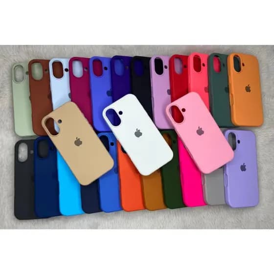 CAPA CAPINHA CASE PARA IPHONE 17 A SILICONE INTERIOR AVELUDADA COM CÂMERA ABERTA