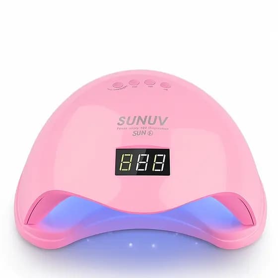 Cabine de Unha Sun 5 Led/Uv Digital 48W Bivolt Unhas Gel Acrigel Nails Manicure | Rosa - SQ8803