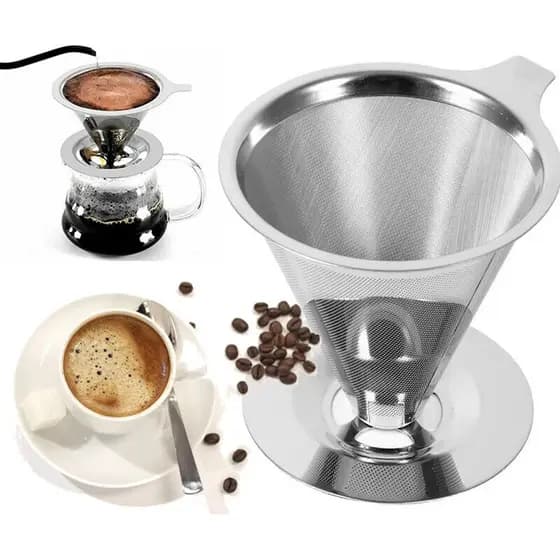 Filtro De Café Inox 103 Coador Reutilizável Sem Uso Papel