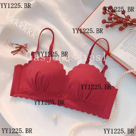 Roupa Íntima Feminina Sem Costura Linda Alças Para Costas Seios Pequenos Conjunto