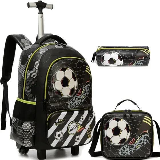 Mochila Infantil Menino Menina Mochilas Rodinha Mochila De Bordo Kit Casual Infantis