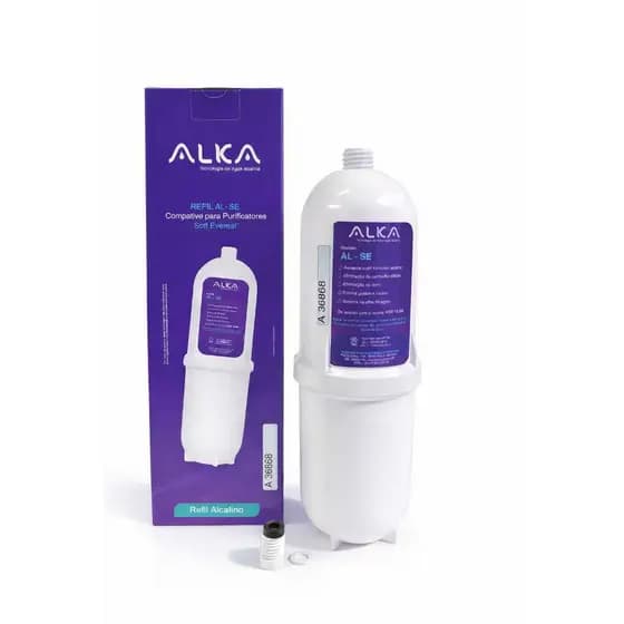 Refil Alcalino Alka Al-se Compatível com Purificadores Soft Everest Aumenta Ph Reduz Cloro