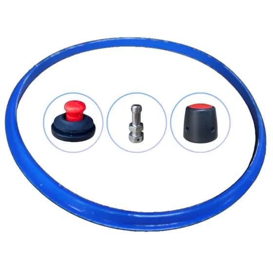 Kit Reparo Borracha Panela de Pressão 3 - 4,5 Litros + Selo Nitrilico + Peso Bola + Pino
