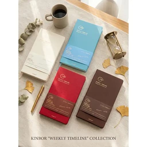 Kinbor Planner Sem Data Preenchimento Livre Time Blocking Semanal Agenda Caderno A5 Lista de Tarefas Produtividade
