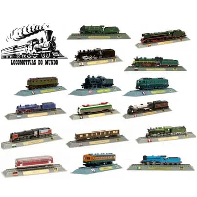 Miniaturas Locomotivas do Mundo