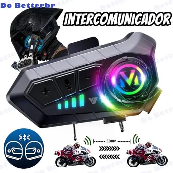 2026 NOVA Y10-X Fone De Capacete Intercomunicador Para Capacete Ipx6 À Prova D'água Para Motocicleta