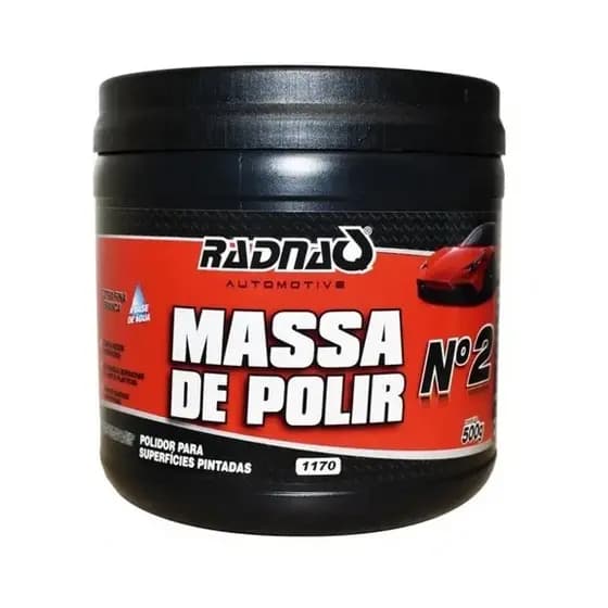 Massa Para Polir Polimento N° 2 Elimina Riscos E Manchas Marca Radnaq 1 Linha