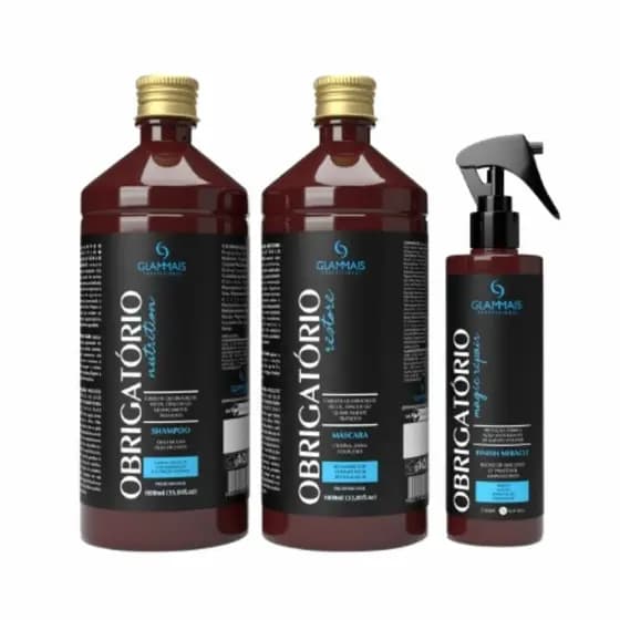 Kit Shampoo Uso Obrigatório Dose Extra Hidratação Nutrição Proteção Fios