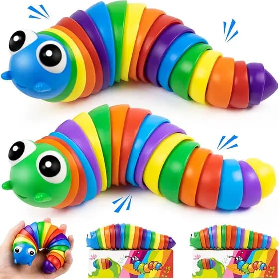 Super LargATA 3D Insect Toy Sensor Interessante De Insetos Descompressão Feliz Da Lagarta