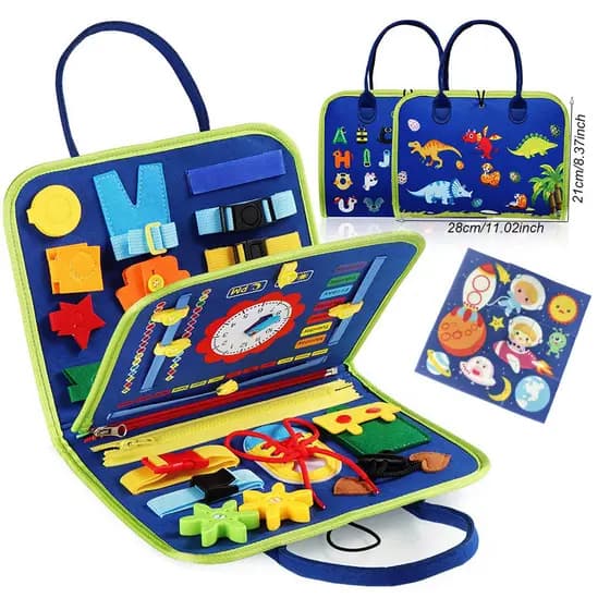 Maleta Sensorial Para Crianças Brinquedo De Aprendizagem Sensorial Anti Estresse Montessori