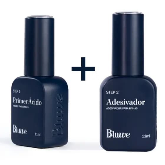 Kit Preparadores Bluwe – Primer Ácido Step 1 + Adesivador Step 2 | Fixação Profissional