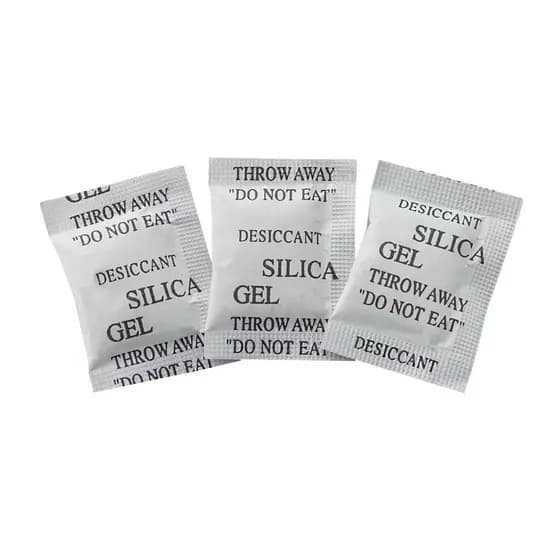 Sílica Gel Sache 100 Unidades 1g ORIGINAL Dessecante Anti Mofo Umidade Anti Embaçante Envio 24 Horas