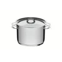 Espagueteira Tramontina Solar em Aço Inox com Fundo Triplo Tampa e Alças Ø 24 cm 7,7 L