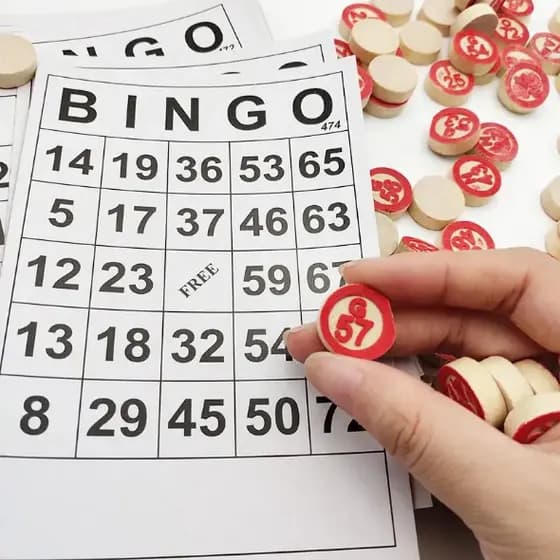 Kit Bingo De Madeira E Papel 75 Números E 18 Cartelas