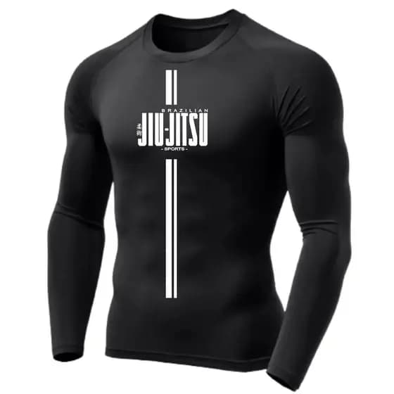 Rash Guard Manga Curta UV50+ Muay Thai Jiu Jitsu Esportes