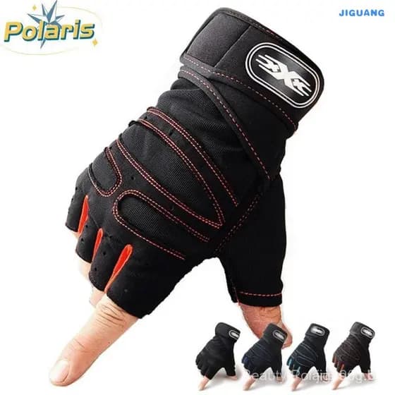 Luvas De Ginástica Levantamento De Peso Para Exercícios Pesados Ciclismo Antiderrapantes E Resistentes Ao Desgaste