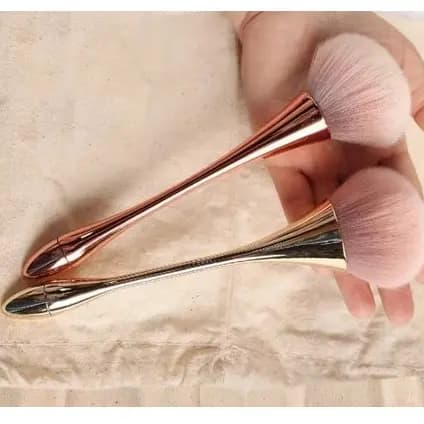 PINCEL ESPANADOR CABO LONGO DE PÓ DE UNHAS - Pincel Espanador para unhas e maquiagem