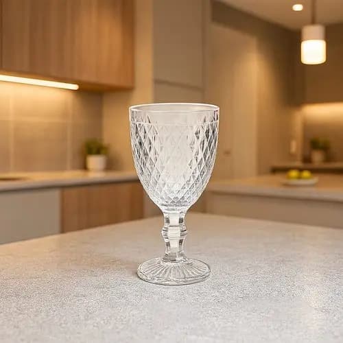 Conjunto Taças Vinho Vidro Transparente Resistente Bico Abacaxi Elegante Prático