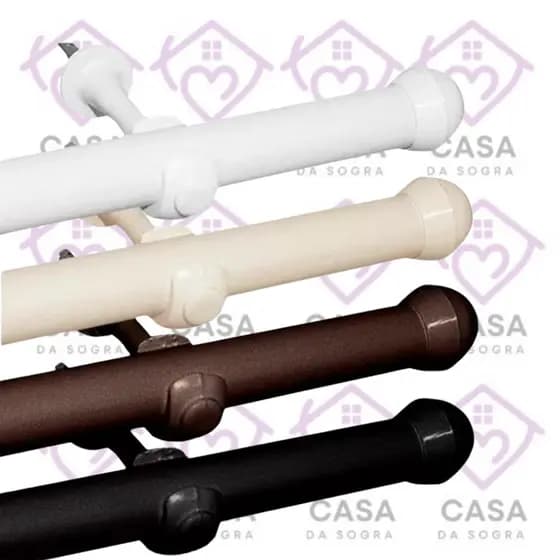 Varão Simples 3,00 metros 19mm Varias Cores