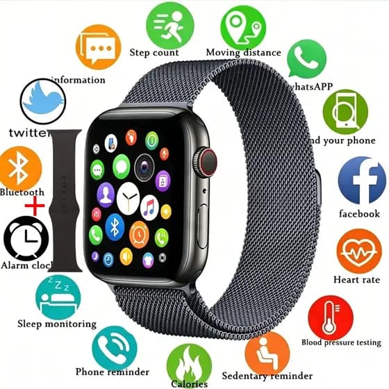 SmartWatch IWO T900 IP67 À Prova D'água Masculino E Feminino Android/Apple Phone MINI Pulseira Inteligente