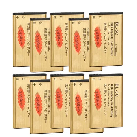 Bateria Nokia BL-5C 2450 MAh 1100, 1110, 1200, 1208, 2270, 2600, 1112, 6630, N70, N71, N72, N91, E60