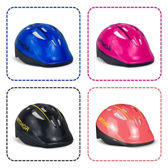Capacete de proteção Infantil Nathor +3 anos