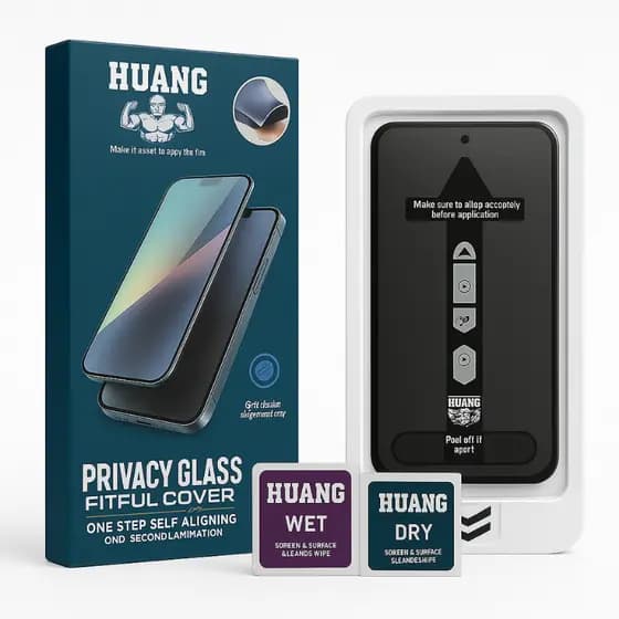 elícula de Privacidade iPhone 16/16Pro/16ProMax Vidro Temperado Filtro 28°Escuridão Lateral Protege Tela Contra Olhares