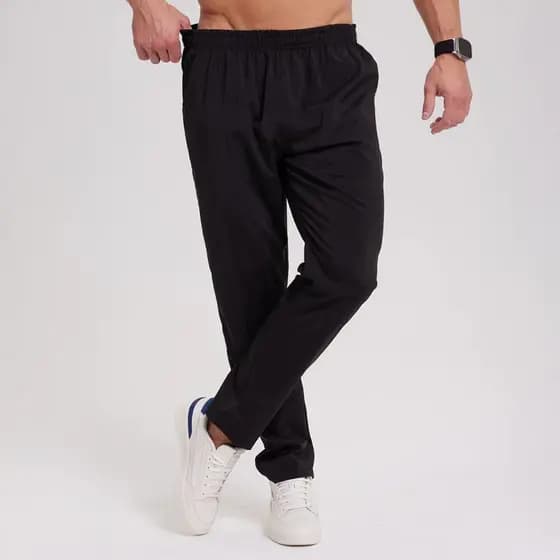 Calça Masculina de Elastano – Leve, Confortável e Ideal para Academia, Treino e Dia a Dia