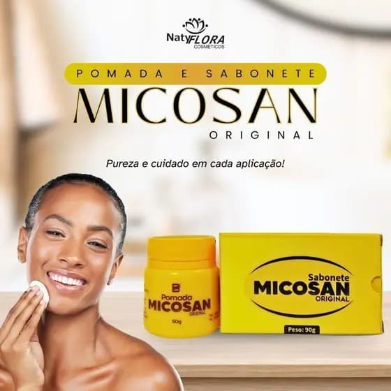 Pomada Micosan + Sabonete em Barra Micsosan